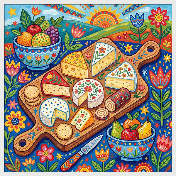 Gourmet Cheese Presentation