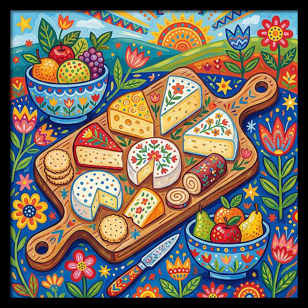 Gourmet Cheese Presentation