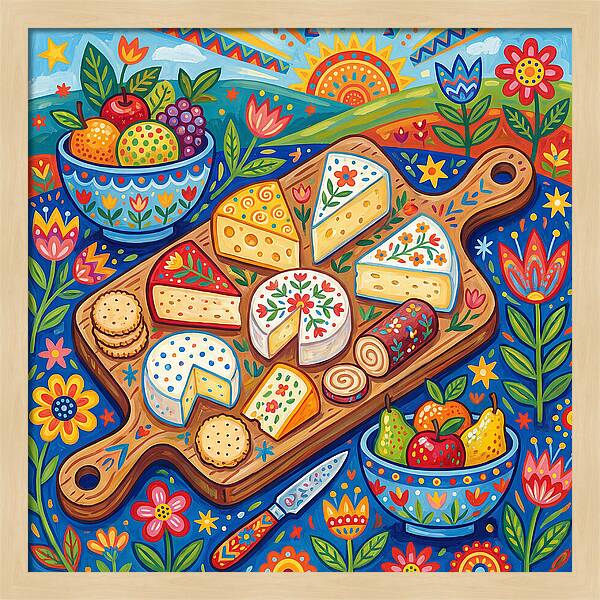 Gourmet Cheese Presentation