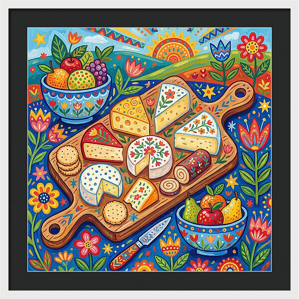 Gourmet Cheese Presentation