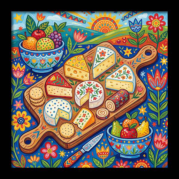 Gourmet Cheese Presentation