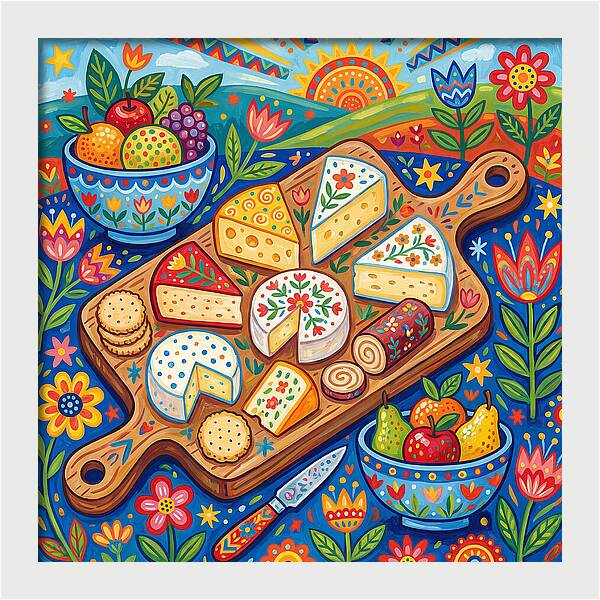 Gourmet Cheese Presentation
