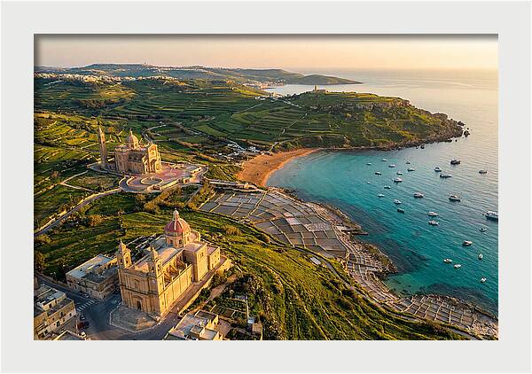 Gozo Island At Golden Hour