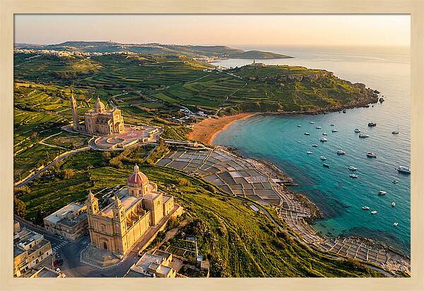 Gozo Island At Golden Hour