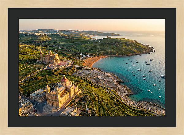 Gozo Island At Golden Hour