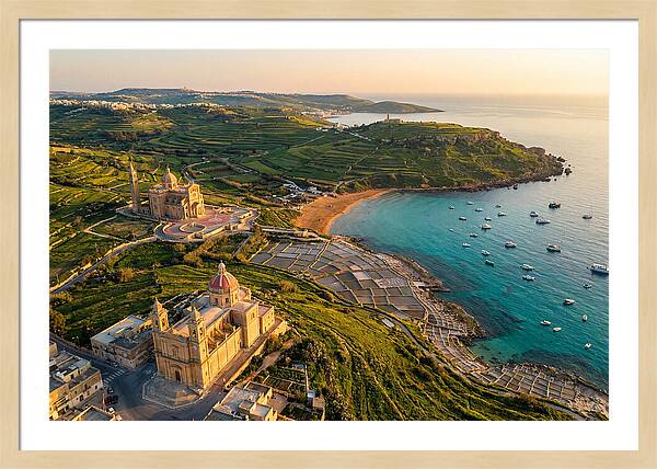 Gozo Island At Golden Hour