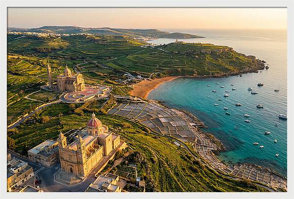 Gozo Island At Golden Hour