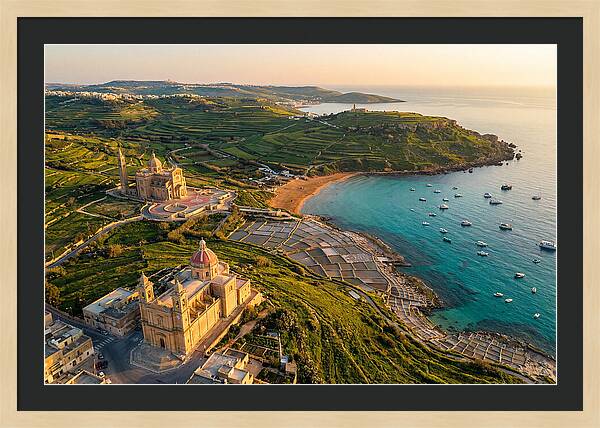 Gozo Island At Golden Hour