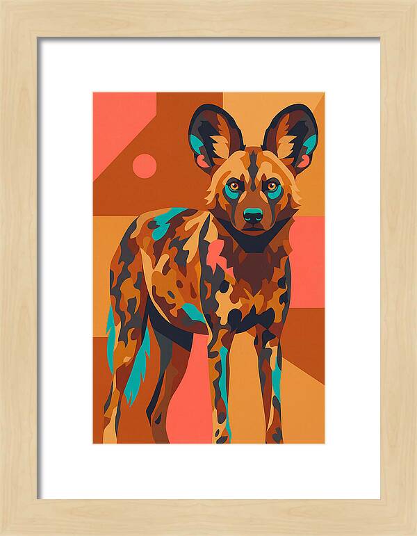 Graceful African Wild Dog