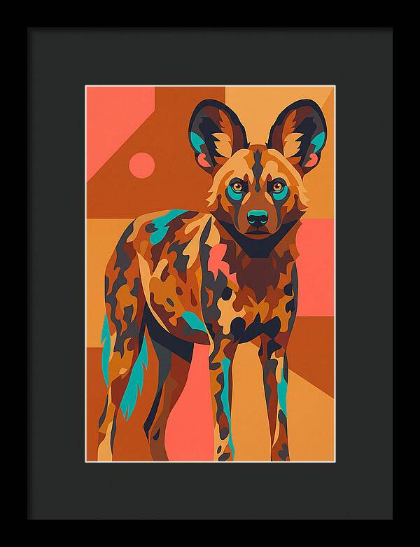 Graceful African Wild Dog