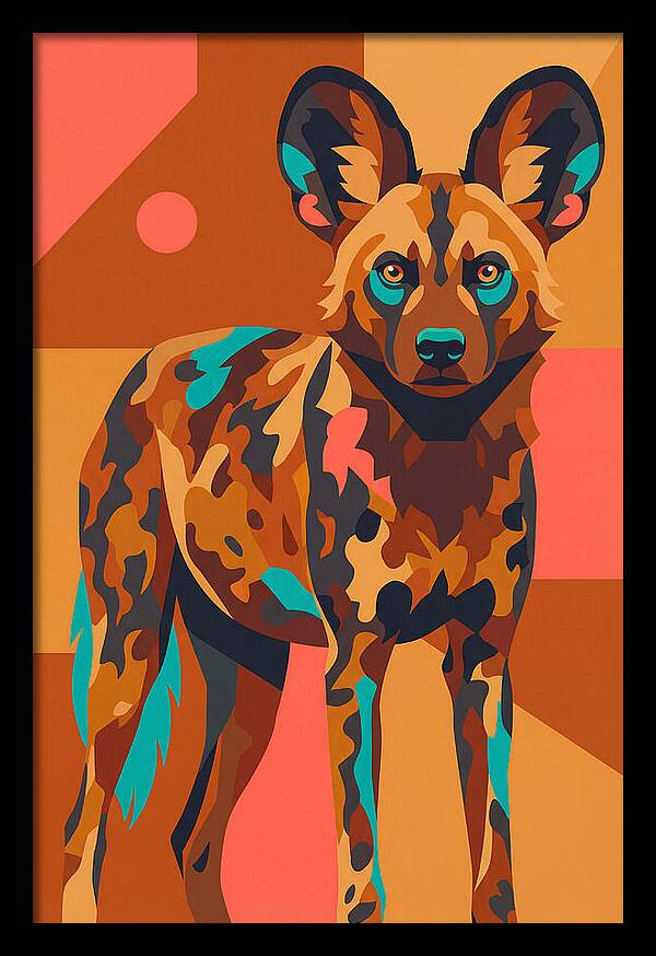 Graceful African Wild Dog