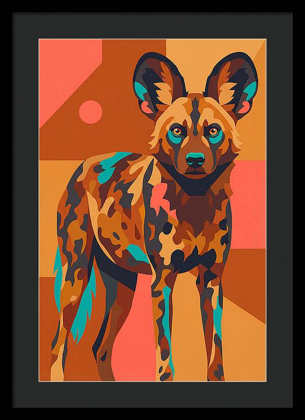 Graceful African Wild Dog