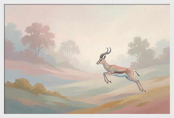 Graceful Antelope Leaping