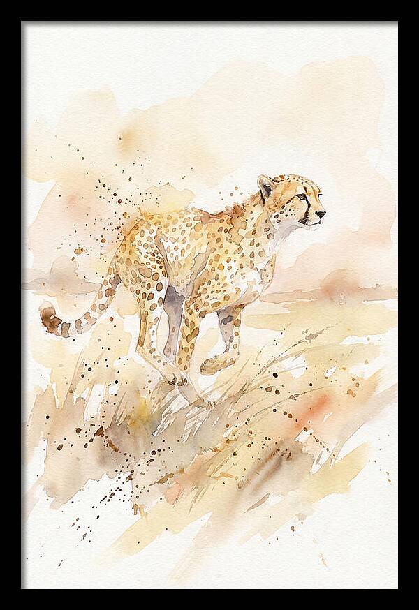 Graceful Cheetah Chase