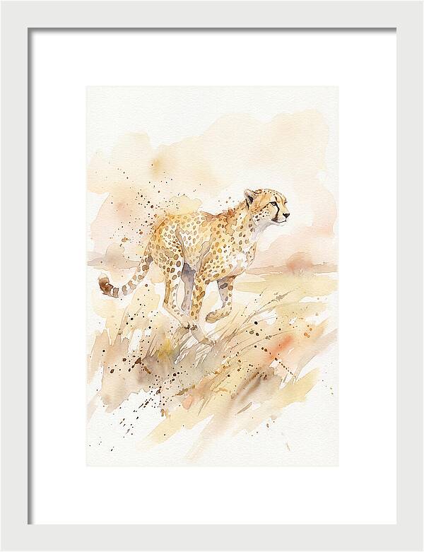Graceful Cheetah Chase