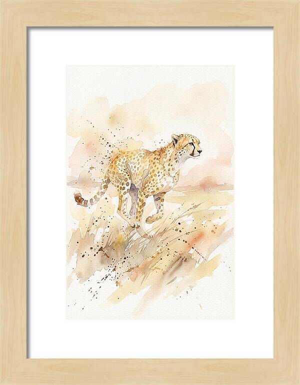 Graceful Cheetah Chase