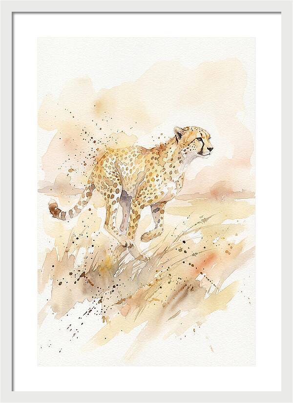 Graceful Cheetah Chase