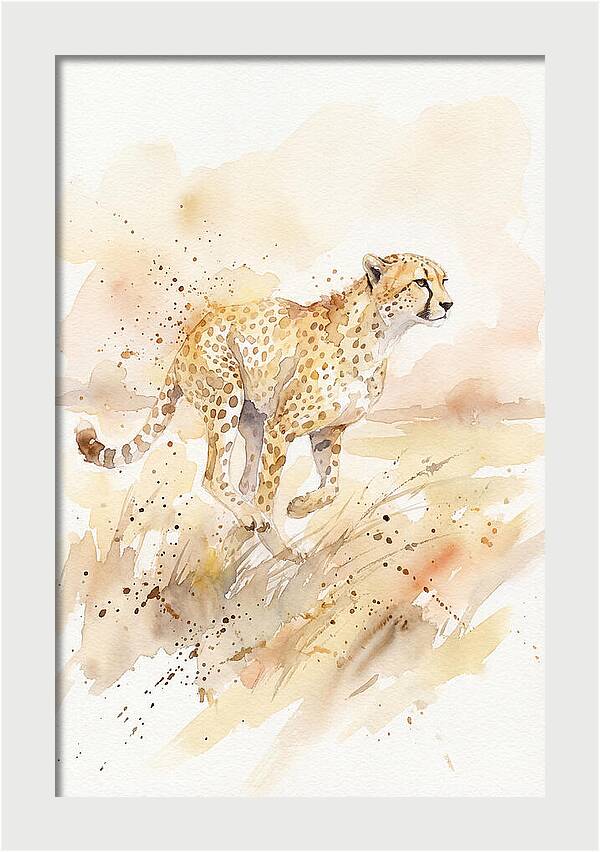 Graceful Cheetah Chase
