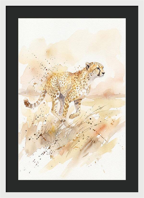 Graceful Cheetah Chase