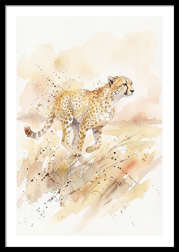Graceful Cheetah Chase