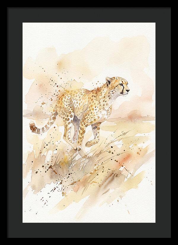 Graceful Cheetah Chase