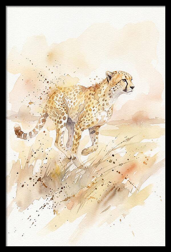 Graceful Cheetah Chase