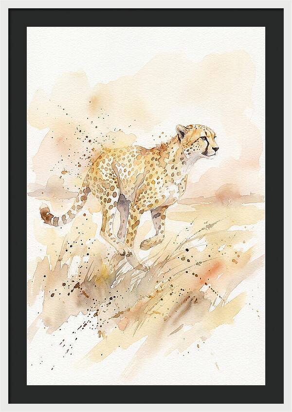 Graceful Cheetah Chase