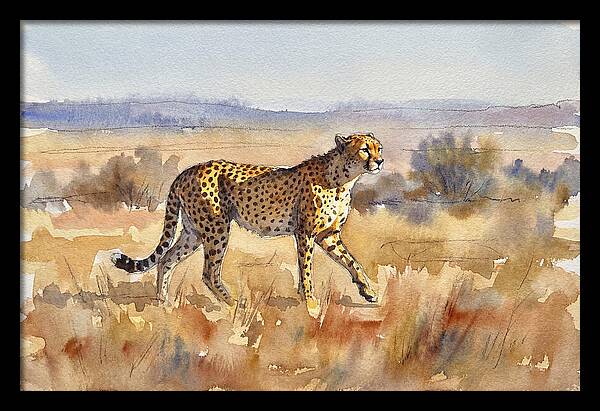 Graceful Cheetah On