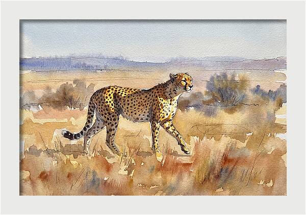 Graceful Cheetah On