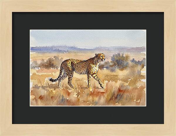 Graceful Cheetah On