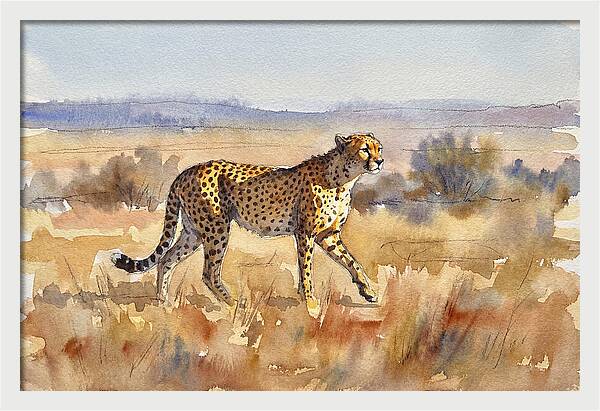 Graceful Cheetah On