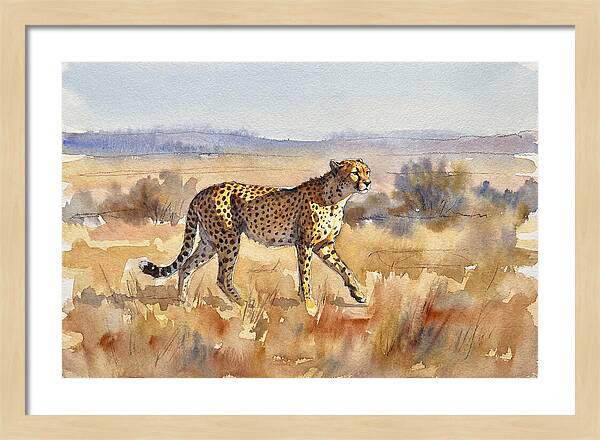 Graceful Cheetah On