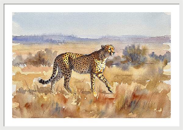 Graceful Cheetah On