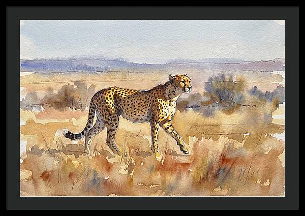 Graceful Cheetah On