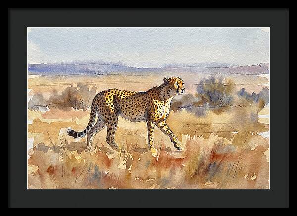 Graceful Cheetah On
