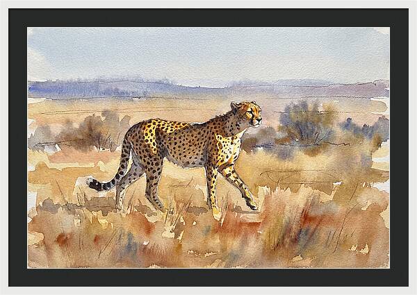 Graceful Cheetah On