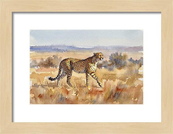 Graceful Cheetah On