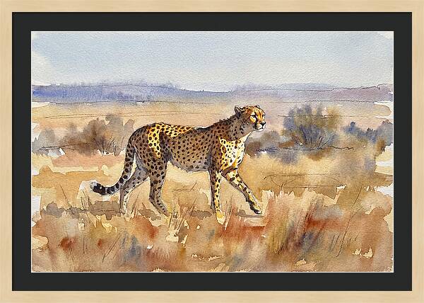 Graceful Cheetah On