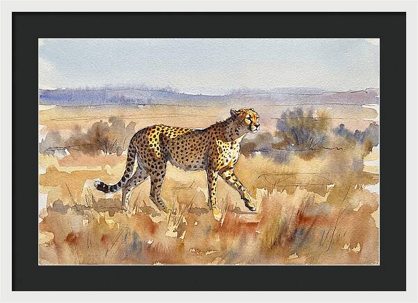 Graceful Cheetah On