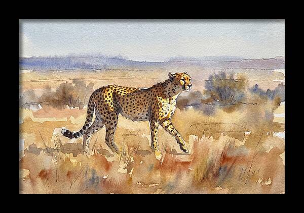 Graceful Cheetah On