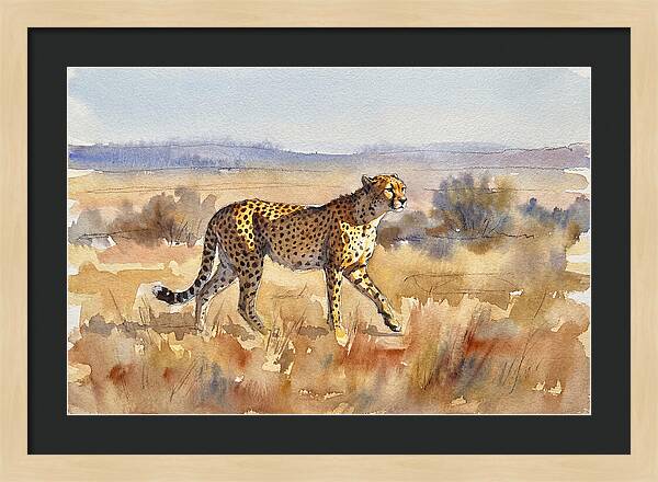 Graceful Cheetah On