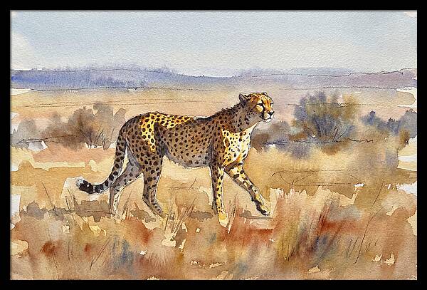 Graceful Cheetah On