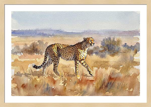 Graceful Cheetah On