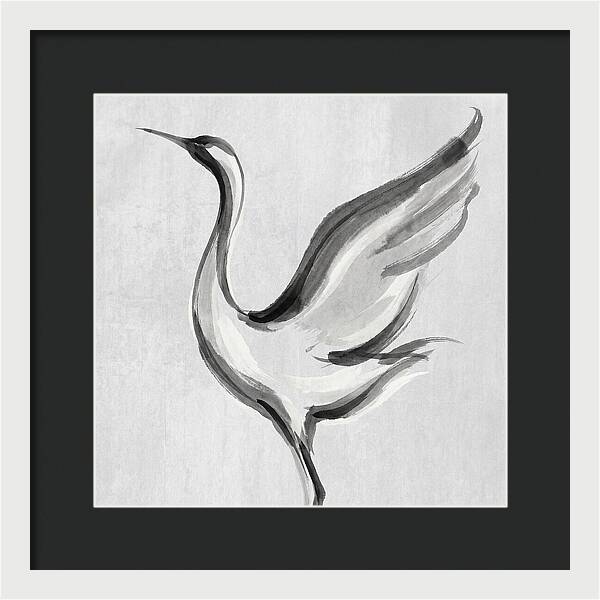 Graceful Crane In Flight