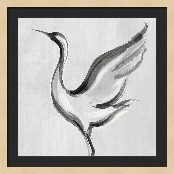 Graceful Crane In Flight
