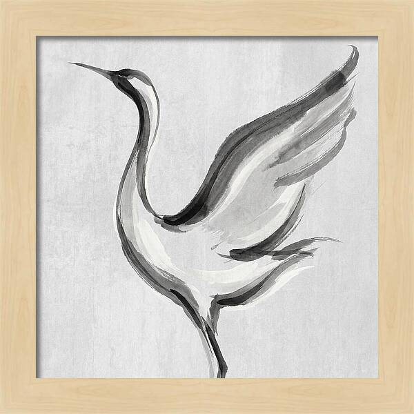 Graceful Crane In Flight