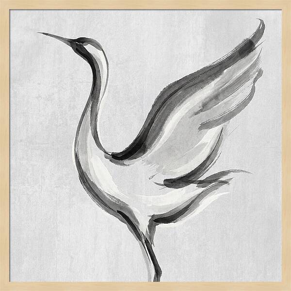 Graceful Crane In Flight