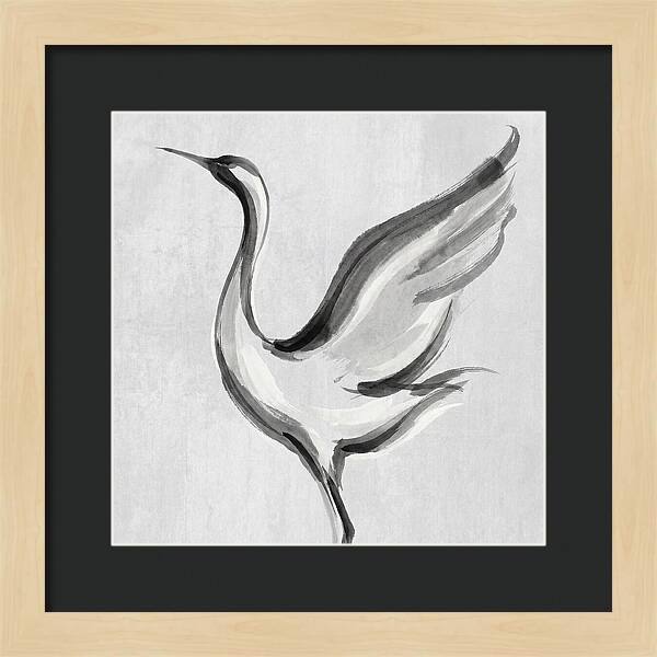 Graceful Crane In Flight
