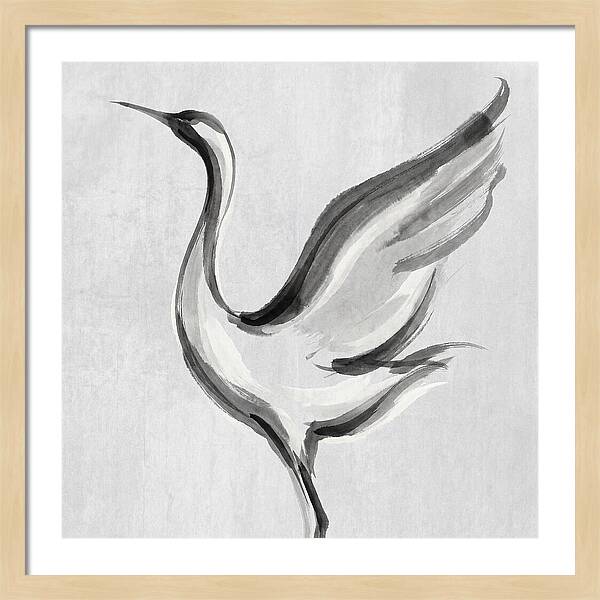 Graceful Crane In Flight