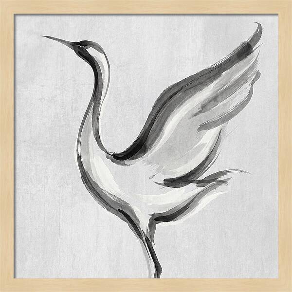 Graceful Crane In Flight